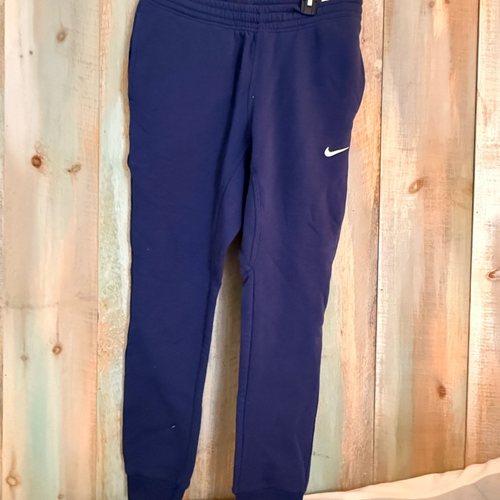 Nike Mens Navy Blue Jogger Pants
